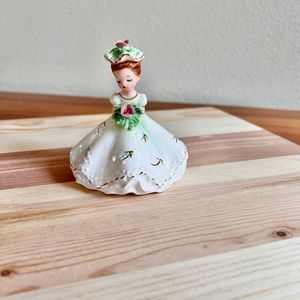 Vintage Josef Originals, Bride June Birthday Girl Figurine, Doll of the Month